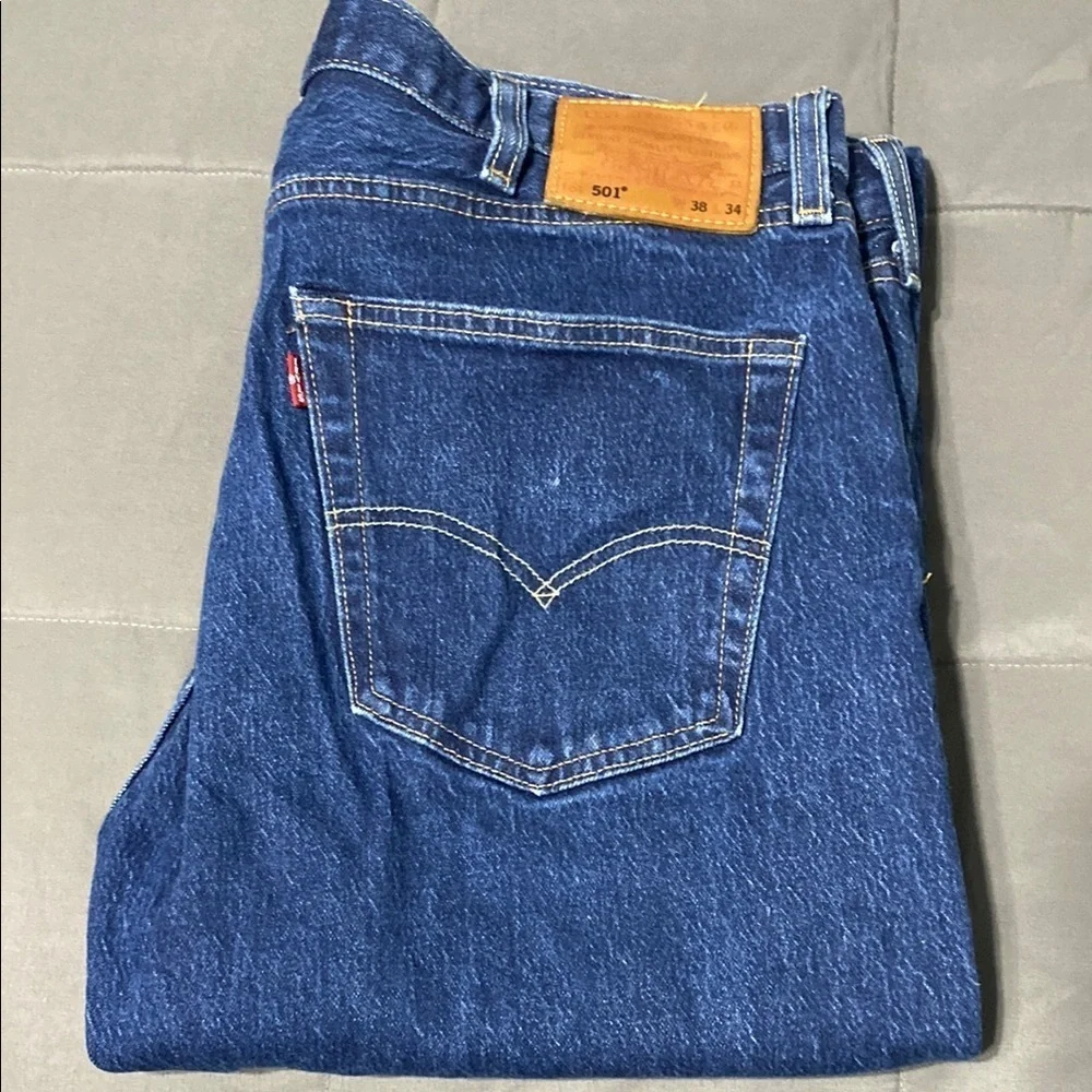 Levi’s 501 button fly jeans. 38x34